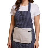 Thalzur apron cross-back design provides balanced weight distribution for comfortable cooking