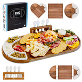 The Elite Snacker charcuterie board assembled for a stunning party display.
