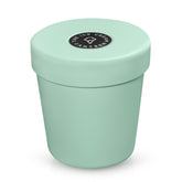 The Ice Cream Canteen mint green front view keeps ice cream portable and fresh.
