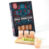 The Spice Lab pink salt tequila shot glasses set for stylish entertaining.