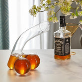 The Wine Savant decanter 17oz pour for whiskey tastings at home