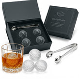 The Wine Savant golf gift set with ice-stone golf balls for undiluted whiskey