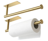 theaoo under-cabinet paper towel holder in matte black keeps towels within easy reach