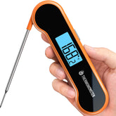 Thermo-Monster thermometer front view shows quick readings.
