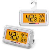 ThermoPro refrigerator thermometer with large backlit display for easy reads.