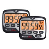 ThermoPro TM01 timer with countup/countdown display for precise kitchen timing.
