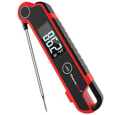 ThermoPro TP620 large LCD display for easy, readable temperature readings.