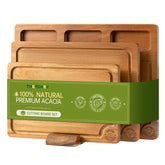 thetchry acacia small board for bread and cheese, ideal for quick tasting tasks