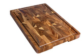 thetchry walnut end-grain cutting board for durable heavy chopping