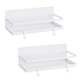 Thipoten magnetic spice rack two-pack on white finish for clutter-free countertops.