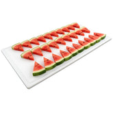 Thirteen Chefs extra-large cutting board with juice groove for prep and serving.