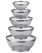 Tiawudi 6-quart extra-large strainer for fast pasta draining and veggie rinse.