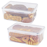 Tiawudi bread box with airtight lids showing secure seal for freshness