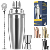 Tiawudi 24oz cocktail shaker with built-in strainer for smooth pours