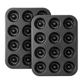 Tiawudi mini fluted tube pan with 12 cups for batch baking