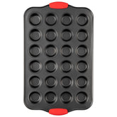 Tiawudi mini muffin pan 24-cup layout for quick, even-baked mini muffins
