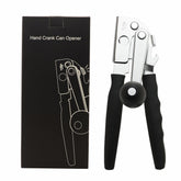 TIDENBR anti-slip hand-cranked can opener with ergonomic grip for easy opening.