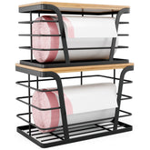 TIDIIABODE small-stackable-organizer for compact under-sink storage and clutter control.