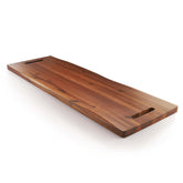 Tidita 36-inch acacia board with handles showing natural grain for stylish appetizers.