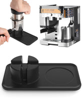 Tiga tamping mat for Ninja Luxe, slot positioning keeps handle steady during pressing
