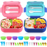 TIME4DEALS bento box with four compartments for balanced meals on the go.