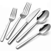 TININA 40-piece silverware set with round handles for comfortable daily dining
