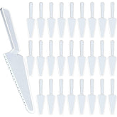 TINSKY 50pcs disposable cake cutters for quick party servings.