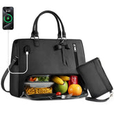Tiostep lunch tote with insulated compartment keeps meals fresh on the go.