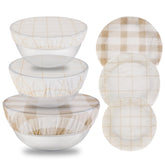 Tirphy beeswax bowl cover on an 8-inch bowl, breathable and reusable for sourdough