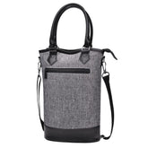 Tirrinia insulated wine gift tote with travel padding keeps two bottles cool during picnics