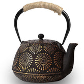 TiwisiTe Japanese Tetsubin teapot with enamel interior for easy cleaning and consistent heat