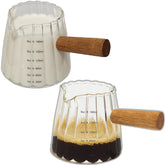 TIWPAJS espresso cups 6oz set with precise pour for easy espresso shots