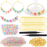 TMKEFFC wine charms kit full set for effortless DIY markers at events.