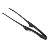 Todai Yakiniku tongs 9.4-inch black grip for precise handling of small pieces.