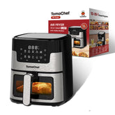TomaChef air fryer front view showing its compact footprint for small kitchens