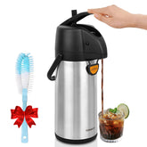 Tomakeit airpot with lever pump for easy, spill-free serving at gatherings