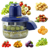 Tommax Automatic Fruit Peeler with cordless design for flexible kitchen use.