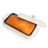 TOMO Cast Iron Bread Oven with lid steam ensures bakery crusts at home