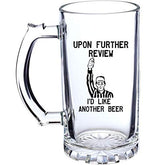 Toothsome Studios Upon Further Review mug front view, game day ready and comfortable to hold.
