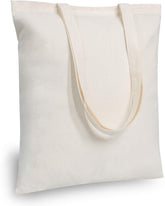 TopDesign 48-pack tote bag front view showing durable natural cotton construction