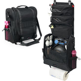 TOPJUM camp kitchen organizer bag demonstrates a compact design for easy campsite meal prep.