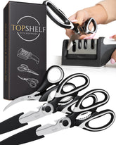TopShelf Kitchenware heavy-duty shears for large poultry cutting and deboning.