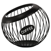 TOPZEA coffee pod holder with large capacity keeps pods organized and within reach.