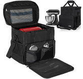 TORIBIO mixer bag with closed zipper showing secure storage for accessories