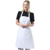 TOSHE kitchen apron waterdrop resistant protects clothing during cooking.