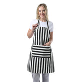 TOSHEX kitchen apron with waterdrop resistant cotton for mess-free cooking.