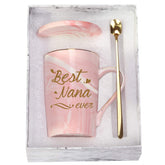 Toshiy Best Nana Ever mug in pink 14oz for daily coffee moments