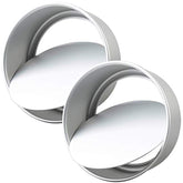 Tosnail 2-pack round pan with removable bottom for easy cake release.