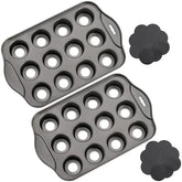 Tosnail two-pack mini cheesecake pan for convenient baking and serving.