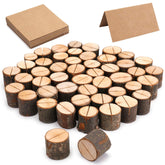 Tosnail wooden place card holder for weddings and events